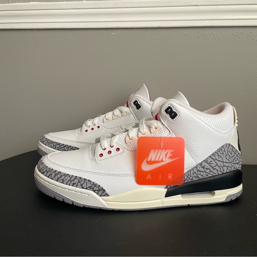 Nike Air Jordan 3 Retro Reimagined white Cement size 13 (DN3707-100) - Picture 4 of 9